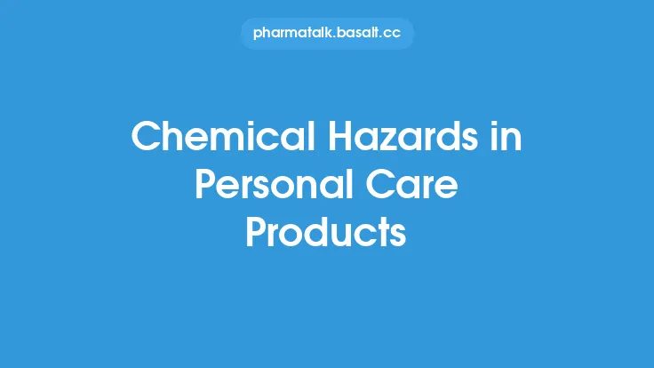 Chemical Hazards in Personal Care Products Thumbnail