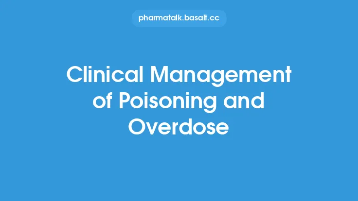 Clinical Management of Poisoning and Overdose Thumbnail