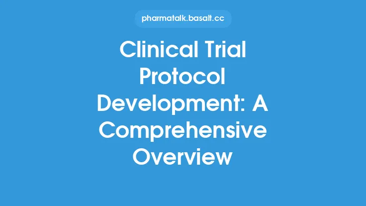Clinical Trial Protocol Development: A Comprehensive Overview Thumbnail