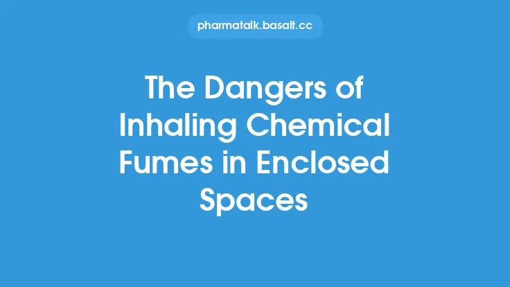 The Dangers of Inhaling Chemical Fumes in Enclosed Spaces Thumbnail