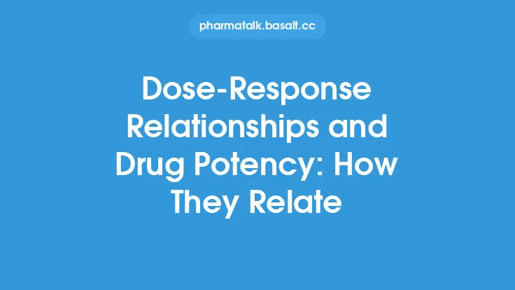 Dose-Response Relationships and Drug Potency: How They Relate Thumbnail