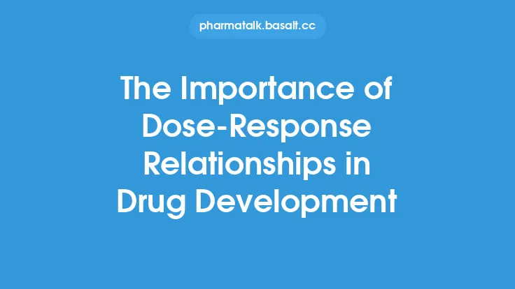 The Importance of Dose-Response Relationships in Drug Development Thumbnail