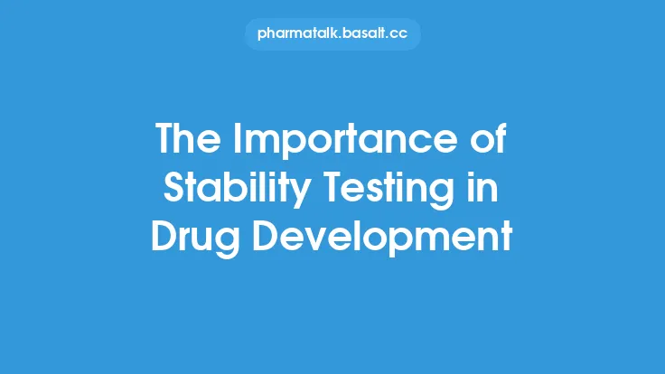 The Importance of Stability Testing in Drug Development Thumbnail