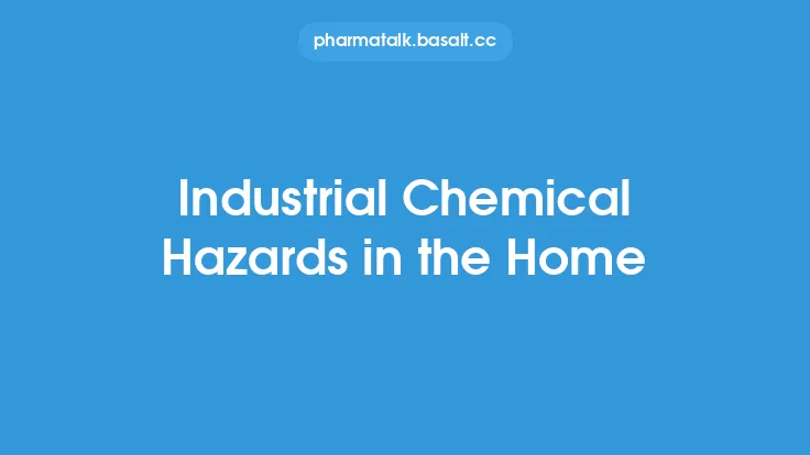 Industrial Chemical Hazards in the Home Thumbnail