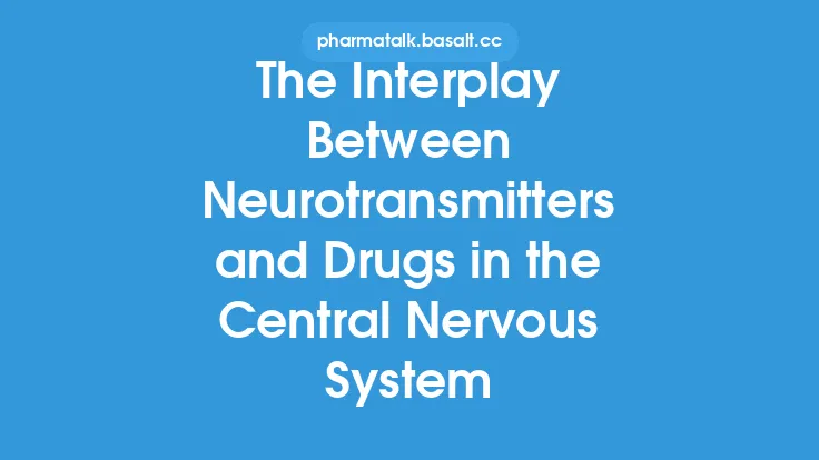 The Interplay Between Neurotransmitters and Drugs in the Central Nervous System Thumbnail
