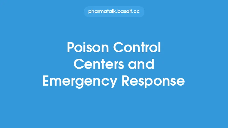 Poison Control Centers and Emergency Response Thumbnail