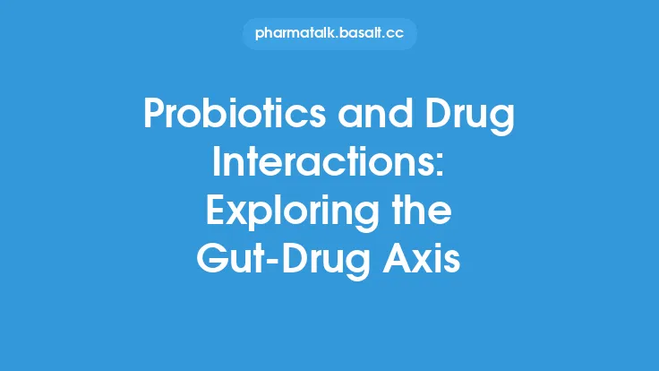 Probiotics and Drug Interactions: Exploring the Gut-Drug Axis Thumbnail