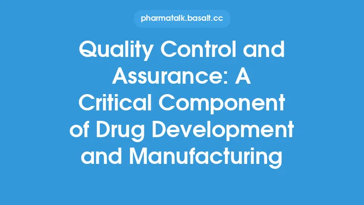 Quality Control and Assurance: A Critical Component of Drug Development and Manufacturing Thumbnail