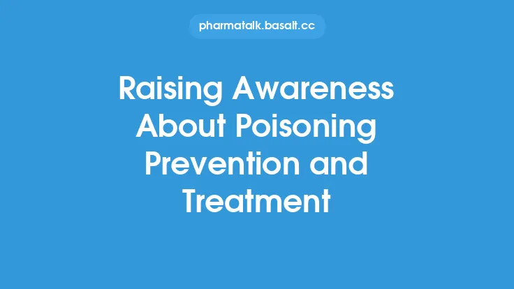 Raising Awareness About Poisoning Prevention and Treatment Thumbnail