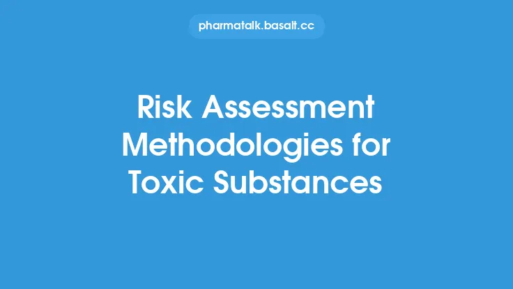Risk Assessment Methodologies for Toxic Substances Thumbnail