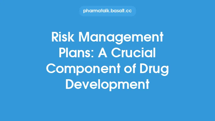 Risk Management Plans: A Crucial Component of Drug Development Thumbnail