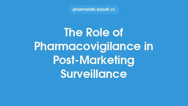 The Role of Pharmacovigilance in Post-Marketing Surveillance Thumbnail