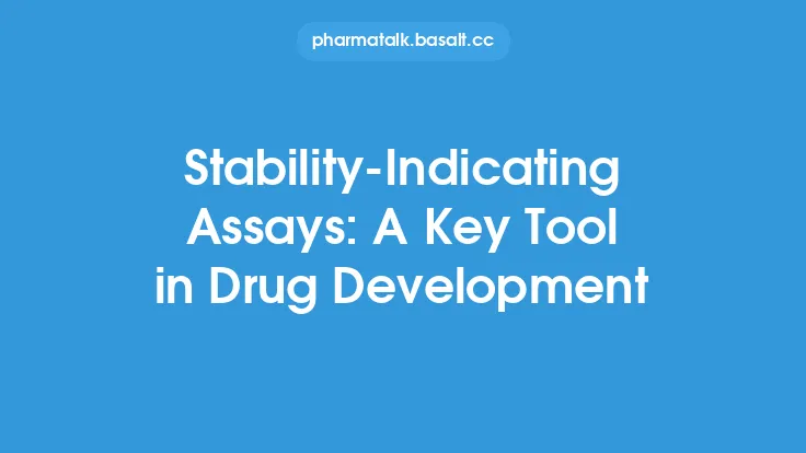 Stability-Indicating Assays: A Key Tool in Drug Development Thumbnail