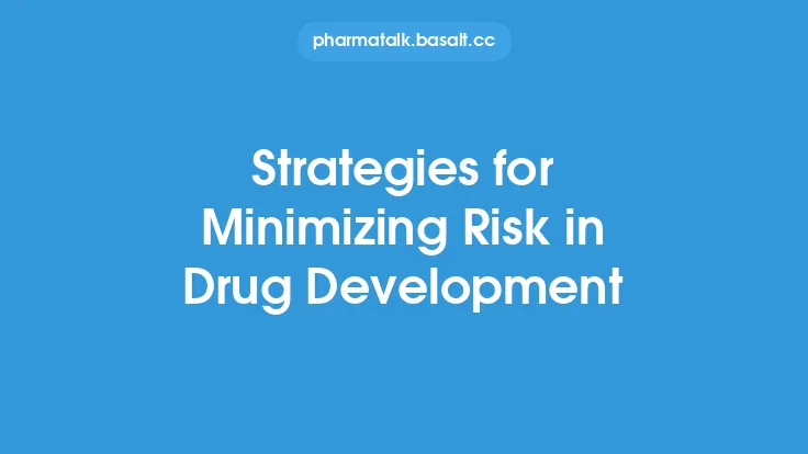 Strategies for Minimizing Risk in Drug Development Thumbnail