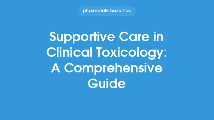 Supportive Care in Clinical Toxicology: A Comprehensive Guide Thumbnail