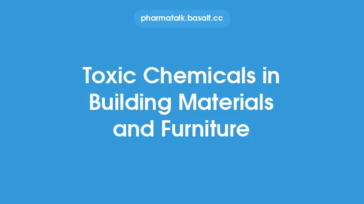Toxic Chemicals in Building Materials and Furniture Thumbnail