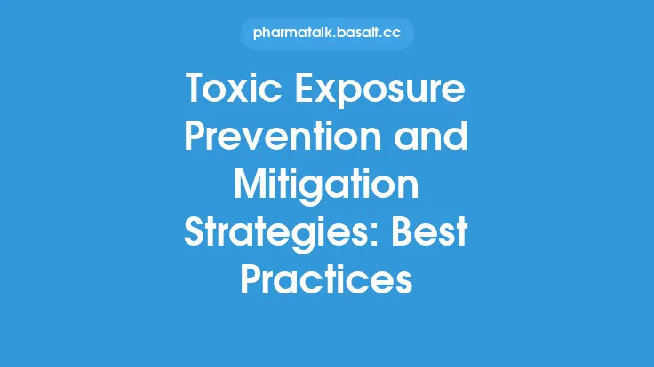 Toxic Exposure Prevention and Mitigation Strategies: Best Practices Thumbnail