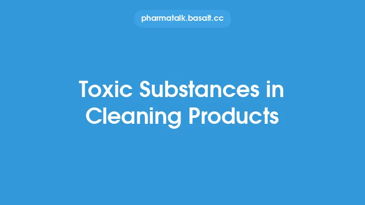 Toxic Substances in Cleaning Products Thumbnail