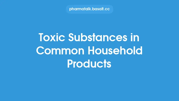 Toxic Substances in Common Household Products Thumbnail