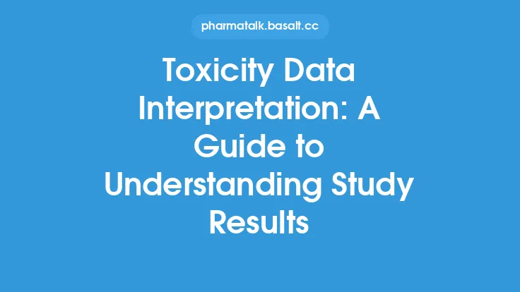 Toxicity Data Interpretation: A Guide to Understanding Study Results Thumbnail