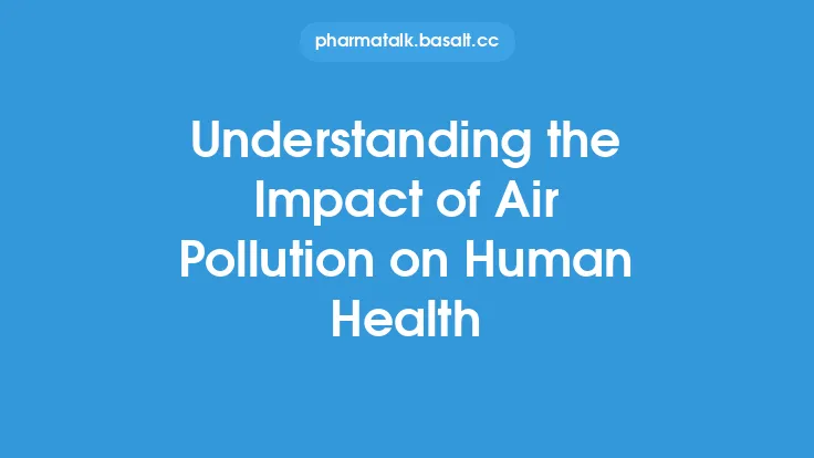 Understanding the Impact of Air Pollution on Human Health Thumbnail